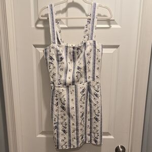 7. NWT Reformation Brigitte Linen Dress (Size 10) (AC)